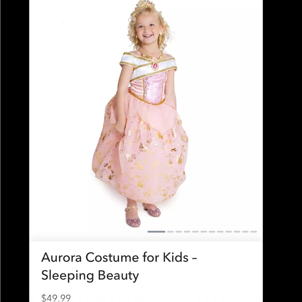 Girls Disney Princess Aurora costume dress